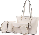 Handbags for Women Shoulder Bags Tote Satchel Hobo 3Pcs Purse Set