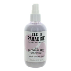 Isle of Paradise Hello Bronzed Glow, 6.76 oz Self Tanning Water - Dark
