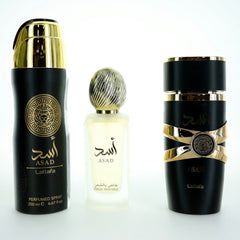 Asad by Lattafa, 3 Piece Gift Set for Men