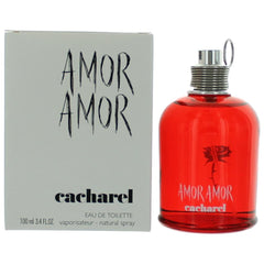 Amor Amor by Cacharel, 3.4 oz Eau De Toilette Spray for Women Tstr