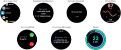 CZ Smart Gen 1 Stainless Steel Smartwatch Touchscreen, Heartrate, GPS, Speaker, Bluetooth, Notifications, Iphone and Android Compatible, Powered by Google Wear OS