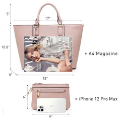 Women'S Handbags Purses Large Tote Shoulder Bag Top Handle Satchel Bag for Work