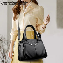 Genuine Luxury Handbags Women Bags Designer Handbags Soft Leather Shoulder Crossbody Bags for Women Tote Sac a Main