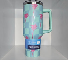 40 onz Palm Tree Tubler Stainless Steel