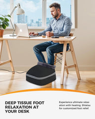 Shiatsu Foot Massager with Heat, Foot Warmer for Tired Blood Circulation, Size 13