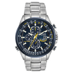 Men'S Eco-Drive Blue Angels World Chronograph A-T Watch AT8020-54L