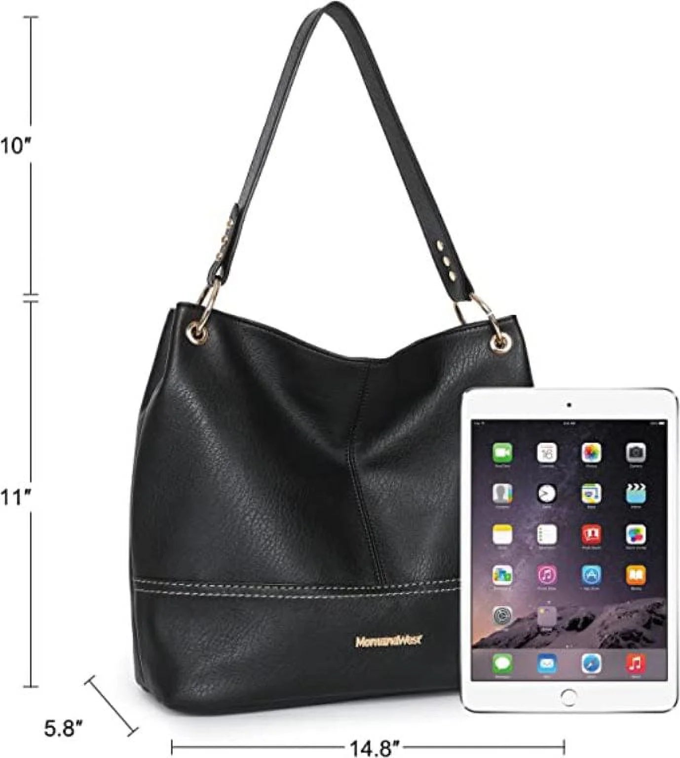 Women's Top Handle Hobo Bags and Handbags with Zipper Closure