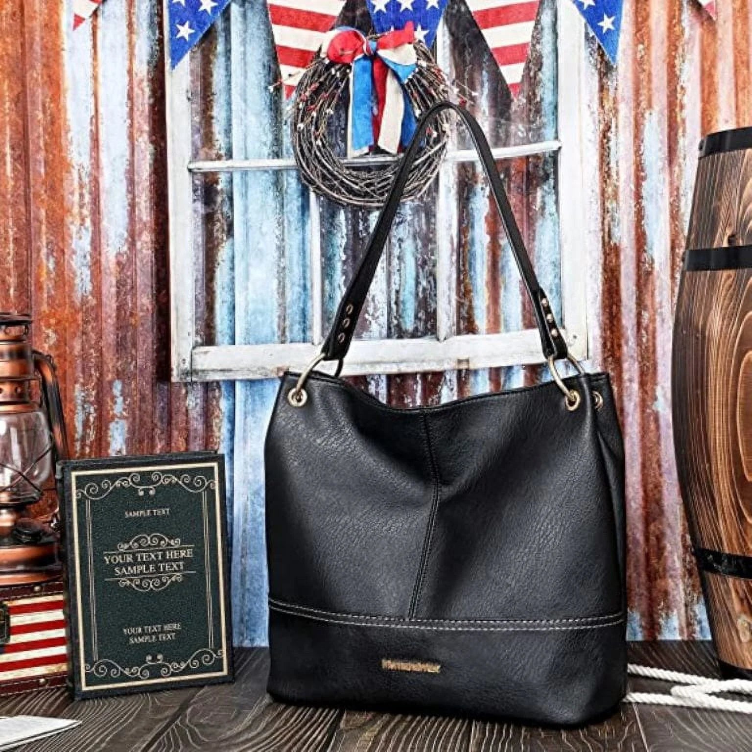 Women's Top Handle Hobo Bags and Handbags with Zipper Closure