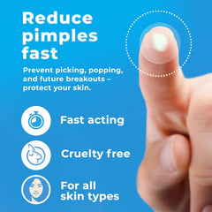 Pimple Patches for Face (240 Patches), Hydrocolloid Acne Patches with Tea Tree Oil, Pimple Stickers - Acne Pimple Patches for Face - Zit Patches