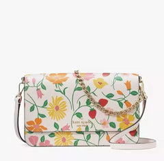 Madison Flap Convertible Crossbody Bag Strawberry Garden Pink Multi KG735