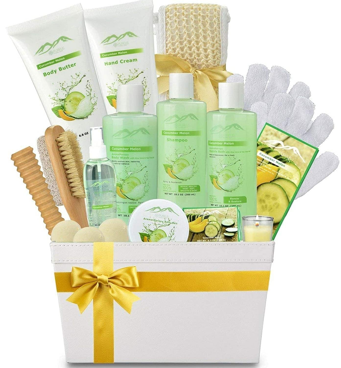 Luxury Spa Gift Baskets for Women - Valentine's Day Holiday Spa Set for Bed and Bath (XXL)