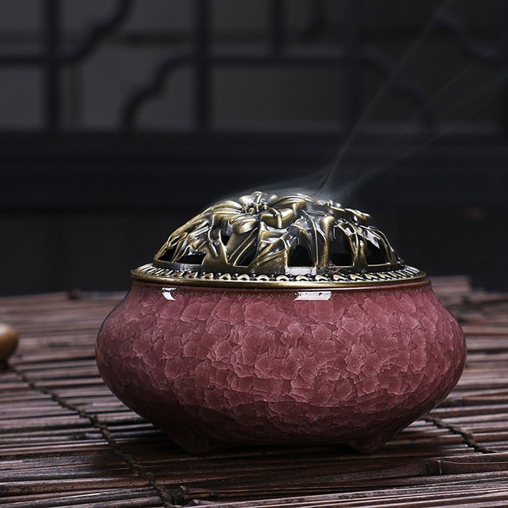 Ceramic Home Decoration Incense Sticks or Cones Burner Porcelain Incense Holder