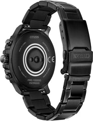 CZ Smart Gen 1 Stainless Steel Smartwatch Touchscreen, Heartrate, GPS, Speaker, Bluetooth, Notifications, Iphone and Android Compatible, Powered by Google Wear OS