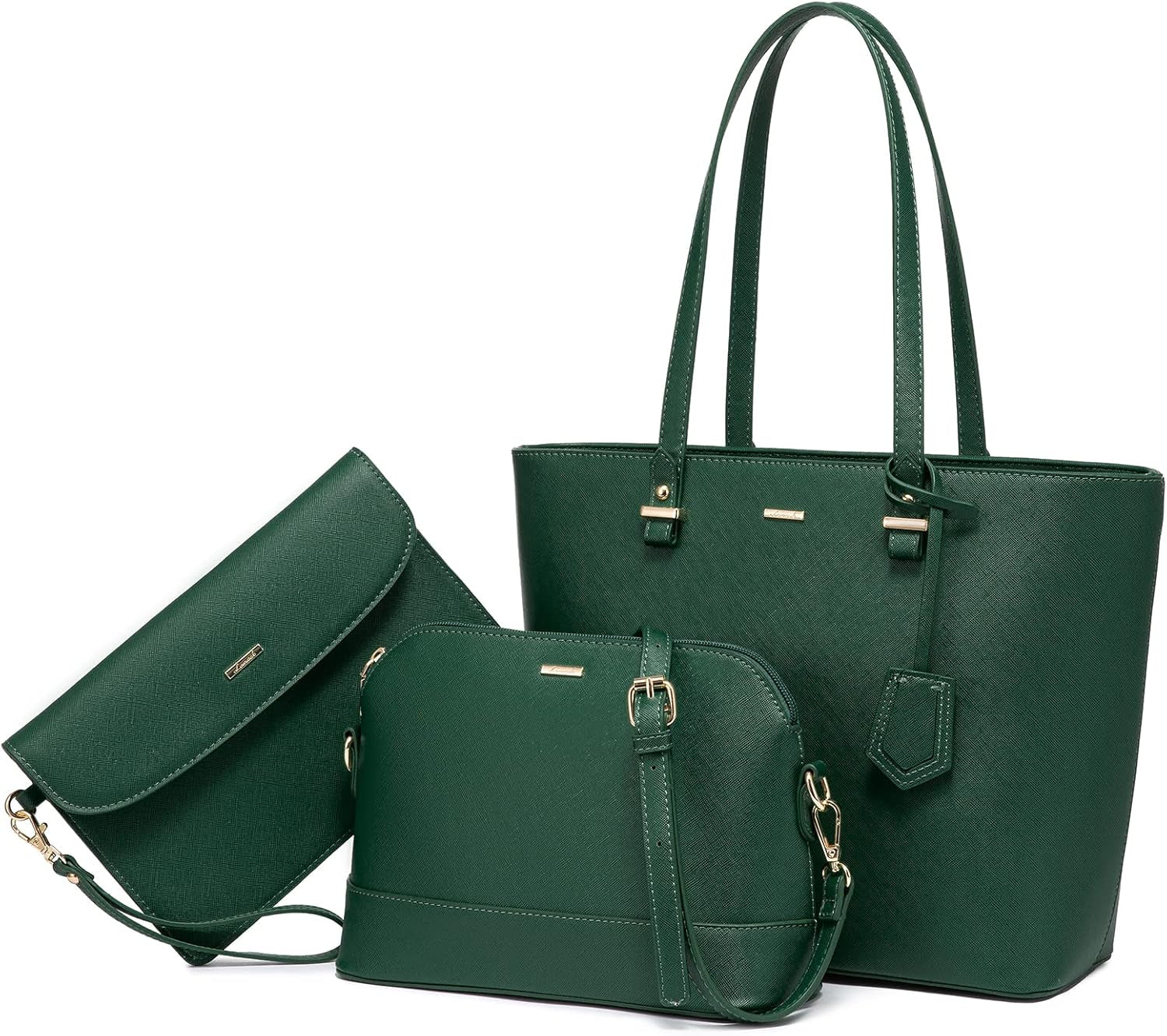 Handbags for Women Shoulder Bags Tote Satchel Hobo 3Pcs Purse Set