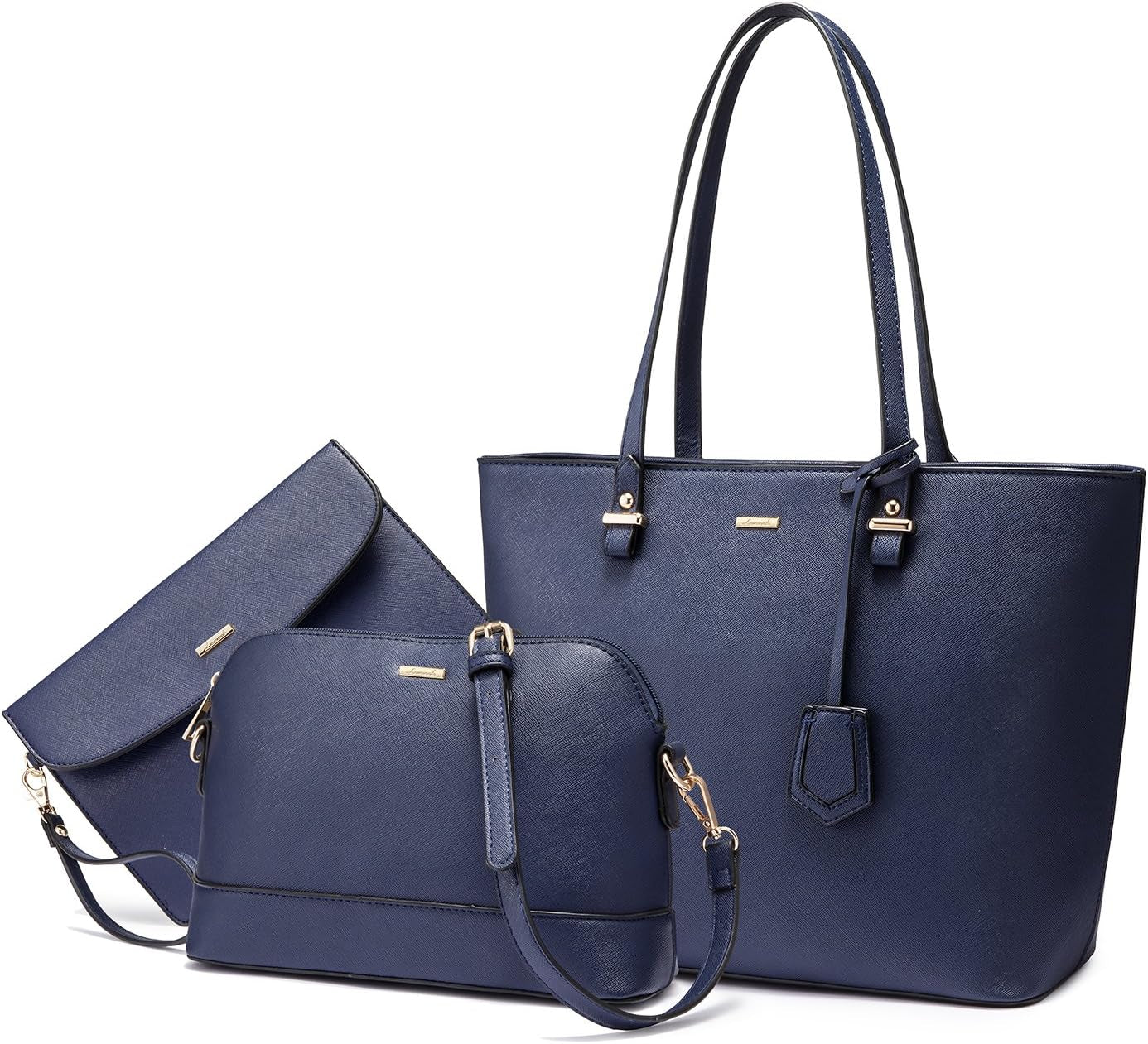 Handbags for Women Shoulder Bags Tote Satchel Hobo 3Pcs Purse Set