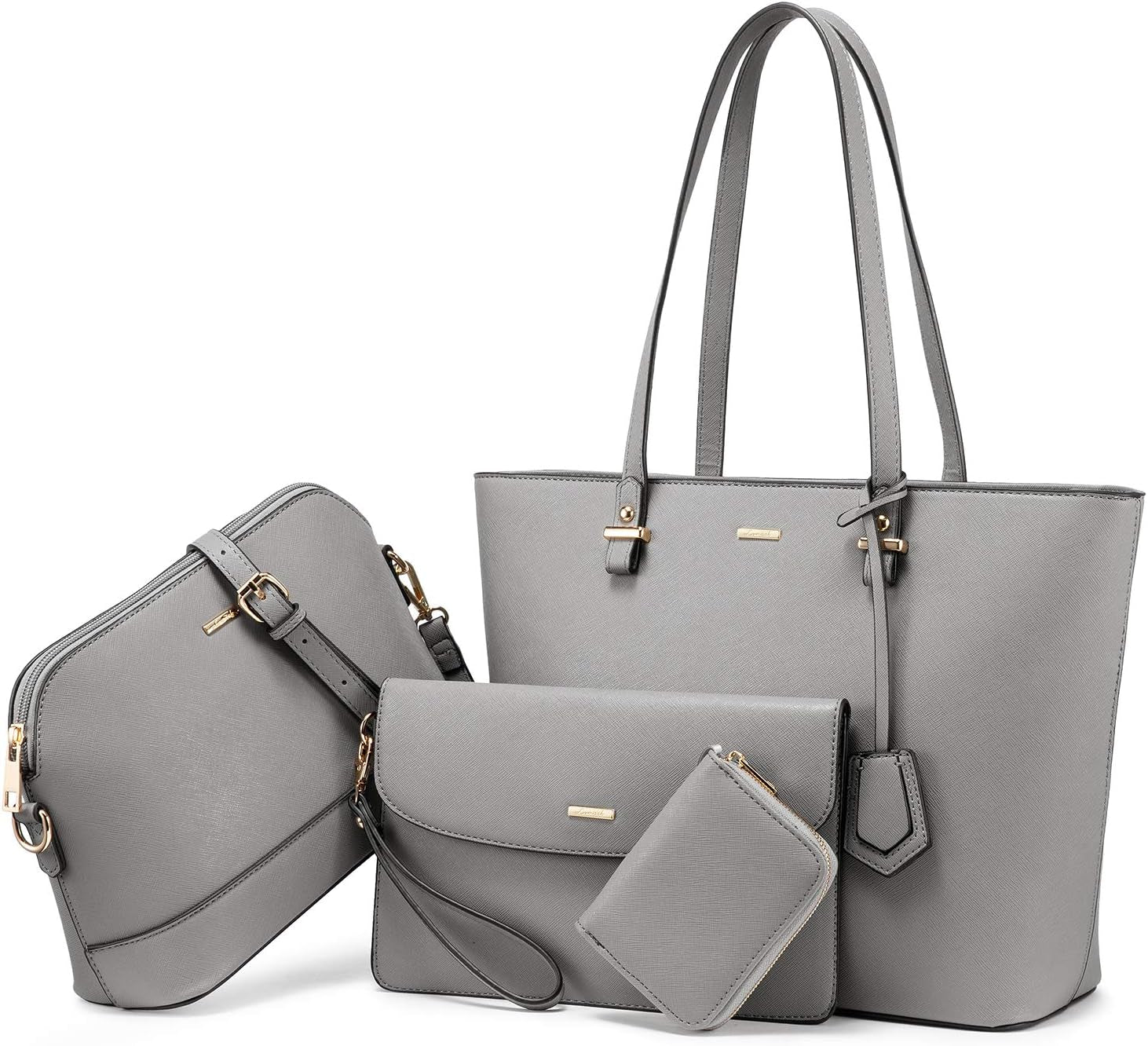 Handbags for Women Shoulder Bags Tote Satchel Hobo 3Pcs Purse Set