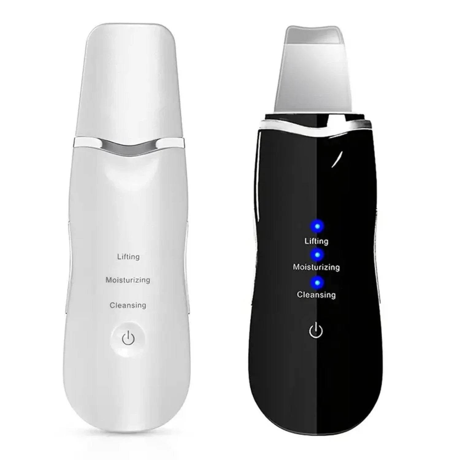 Ultra Portable Ultrasonic Deep Cleaning Face Scrubber for Beauty Personal Care - USB Rechargeable Skin Scrubber with Dermabrasio