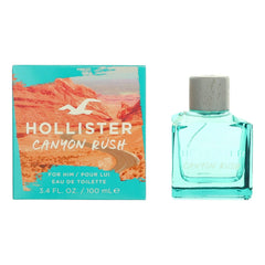 Canyon Rush by Hollister, 3.4 oz Eau de Toilette Spray for Men