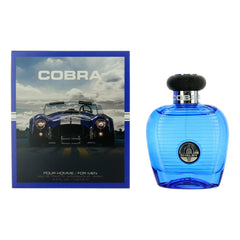 Cobra Blue by Carroll Shelby, 3.4 oz Eau de Toilette Spray for Men