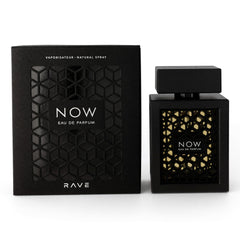 Rave Now Black by Lattafa, 3.4 oz EDP Spray for Unisex