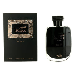 Hawas Black by Rasasi, 3.38 oz EDP Spray for Men