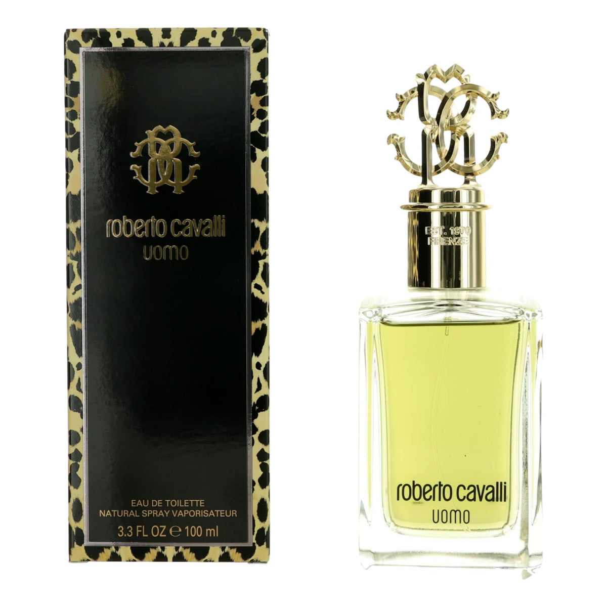 Roberto Cavalli Uomo by Roberto Cavalli, 3.3 oz Eau De Toilette Spray for Men