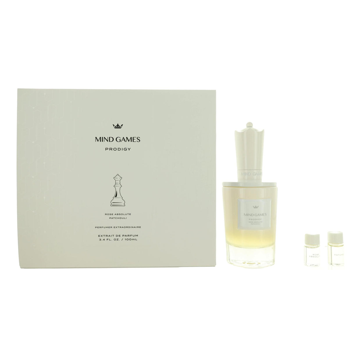 Rose Absolute Patchouli by Mind Games, 3.4 oz Extrait de Parfum Spray for Unisex