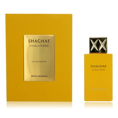 Shaghaf Vanilla Toffee by Swiss Arabian, 2.5 oz Eau de Parfum Spray for Unisex