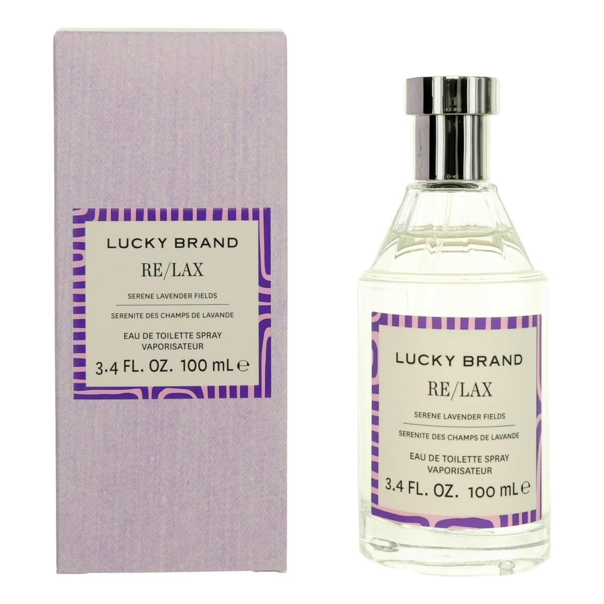 Lucky Brand Re/Lax by Lucky Brand, 3.4 oz Eau de Toilette Spray for Women