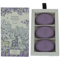 Woods of Windsor Lavender by Woods of Windsor, 3 X 2.1oz Luxury Soap women