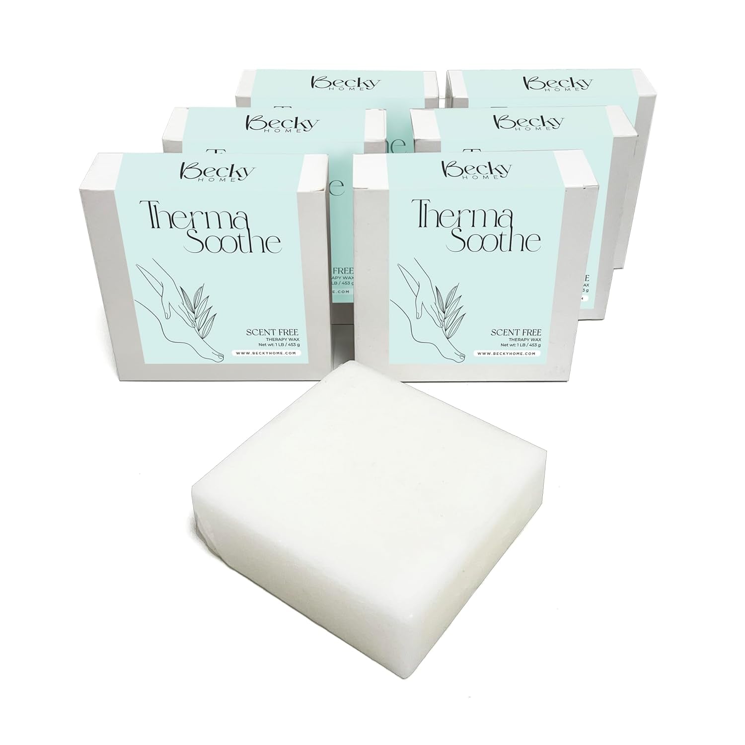 6Lb Unscented Paraffin Wax, Paraffin Wax for Hand and Feet, Use with Any Paraffin Wax Machine for Hand and Feet, Paraffin Wax Refills for Paraffin Baths, Parrafin Wax Blocks