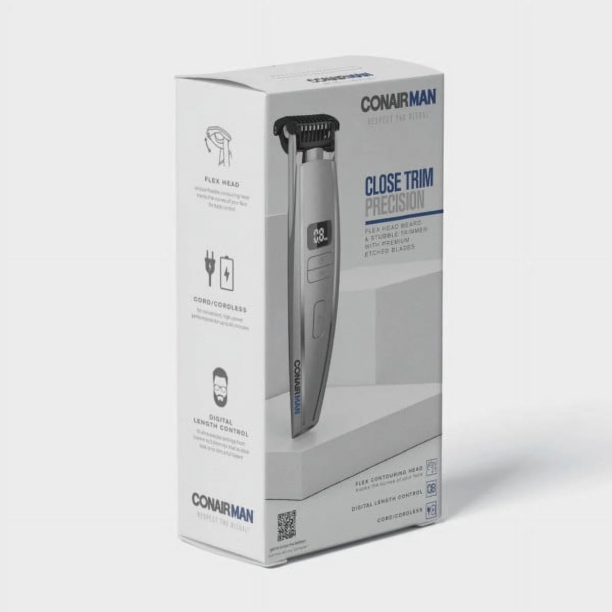 Men's Beard Trimmer with Digital Length Control - Corded/Cordless GMT980