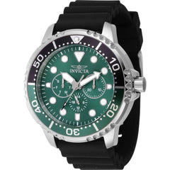 Mens Pro Diver Quartz Chronograph Green Dial Watch