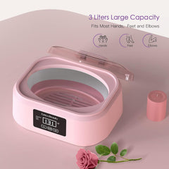 Paraffin Wax Machine for Hand and Feet, Touchscreen 3000Ml Paraffin Wax Warmer with 6 Packs Rose Wax (2.64 Lbs), Paraffin Hot Wax Spa for Therapy, Paraffin Bath for Smooth & Soft Skin