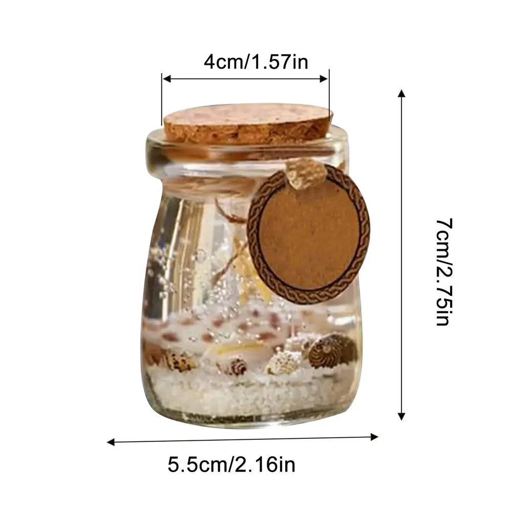 Scented Candles Sea Theme Gel Wax Home Air Freshener Aromatherapy Jar Candles Wedding Birthday Gift Home Decoration